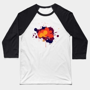 Splat purple Baseball T-Shirt